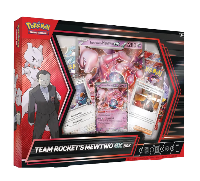 Pokémon TCG Team Rocket’s Mewtwo EX Box
