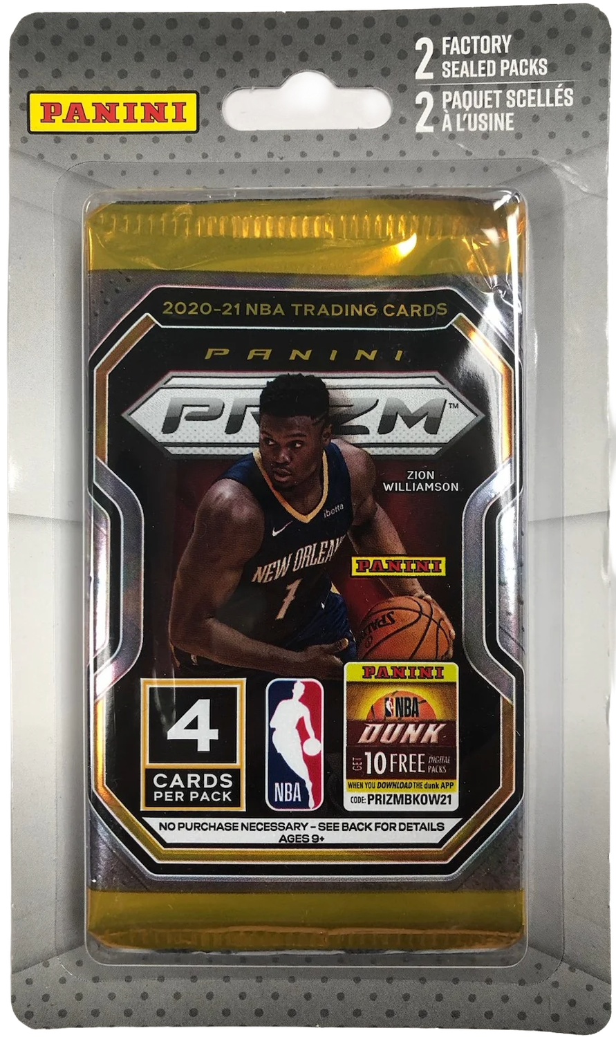 2020-21 Panini Prizm NBA Blister 2 Pack 2020-21 Panini Prizm NBA Blister 2 Pack