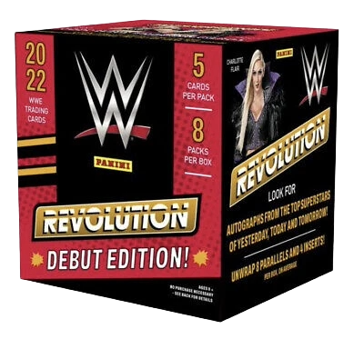 2022 Panini Revolution WWE Wrestling Hobby Box Debut Edition 2022 Panini Revolution WWE Wrestling Hobby Box Debut Edition