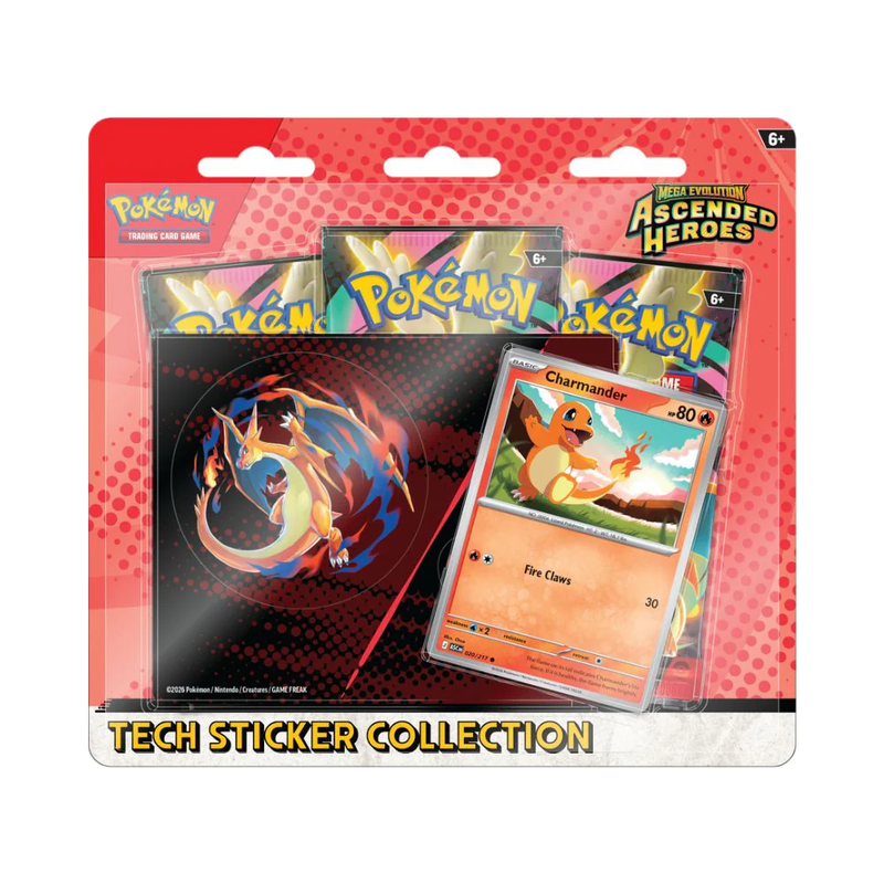 Pokémon TCG Ascended Heroes Tech Sticker Collection Pokémon TCG Ascended Heroes Tech Sticker Collection