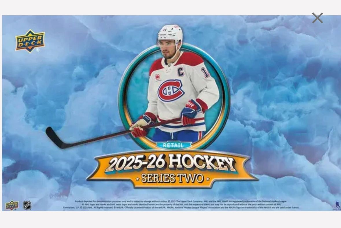 2025-26 Upper Deck Hockey Series 2 Hobby Box 2025-26 Upper Deck Hockey Series 2 Hobby Box