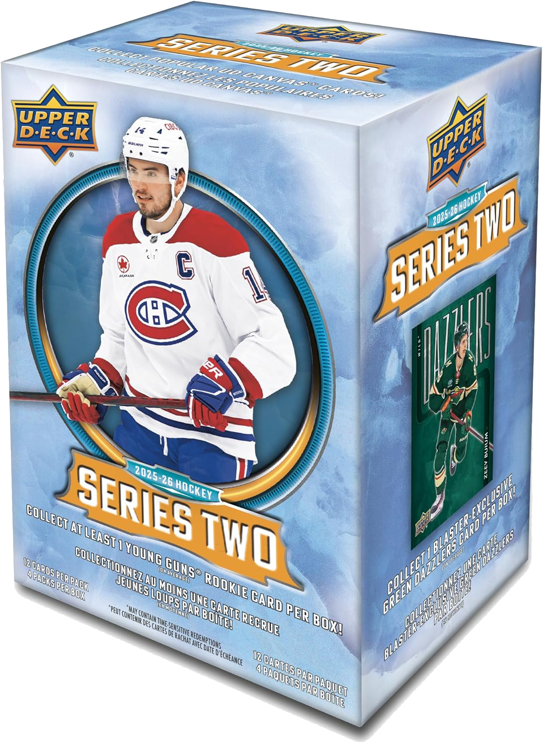 2025-26 Upper Deck Hockey Series Two Blaster