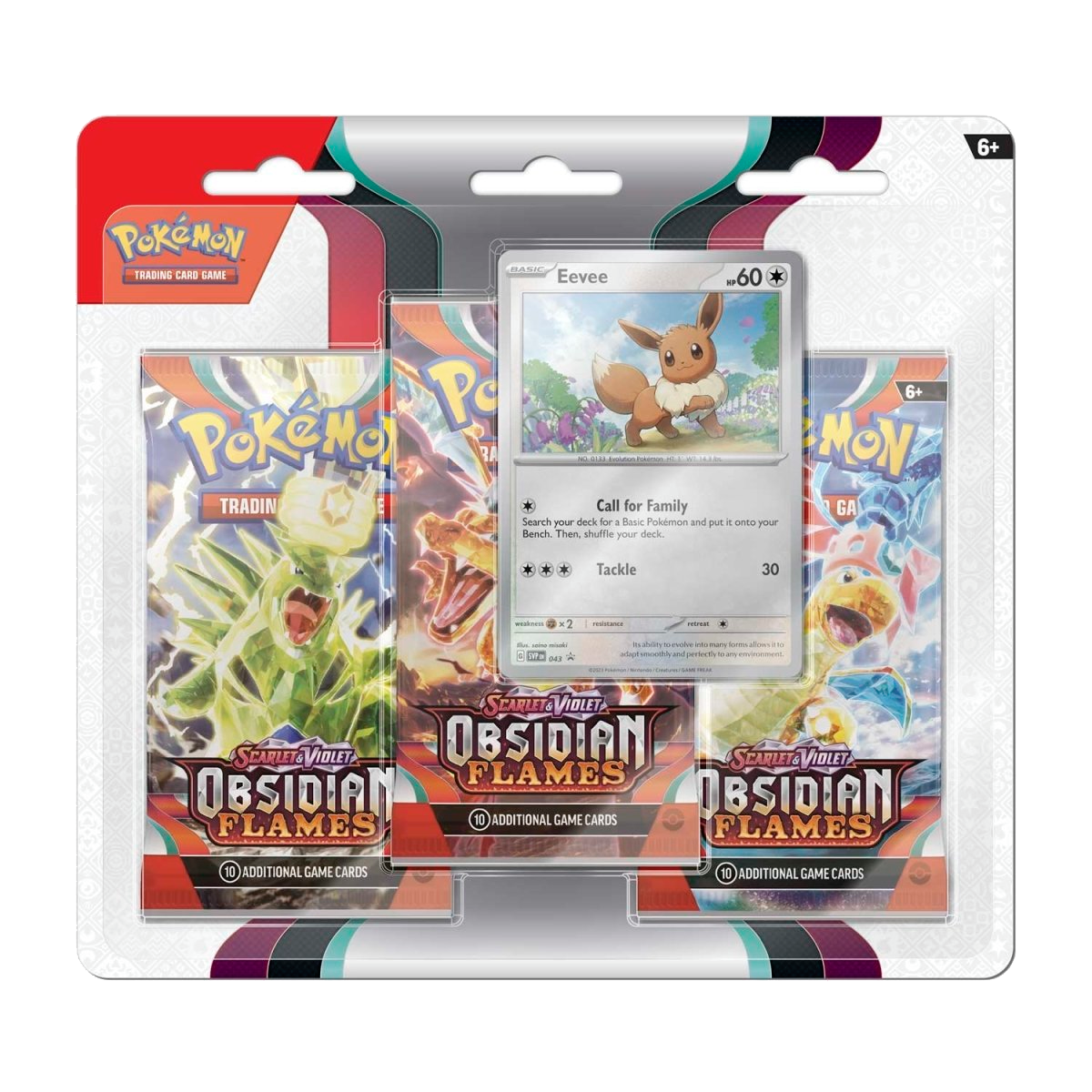 Pokemon Obsidian Flames 3-Pack Blister