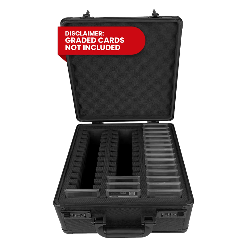 EVORETRO 3-Row Graded Card Case Black