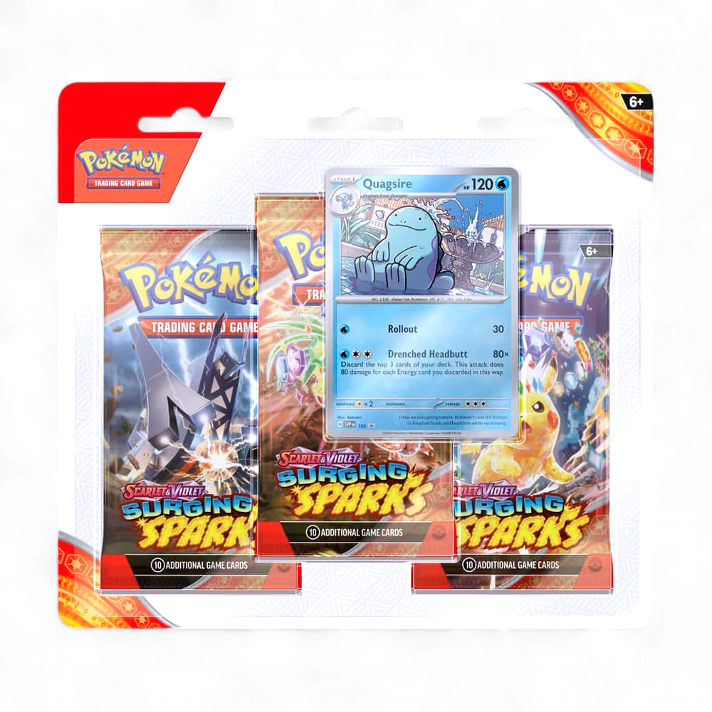 Pokémon TCG Surging Sparks 3-Pack Blister