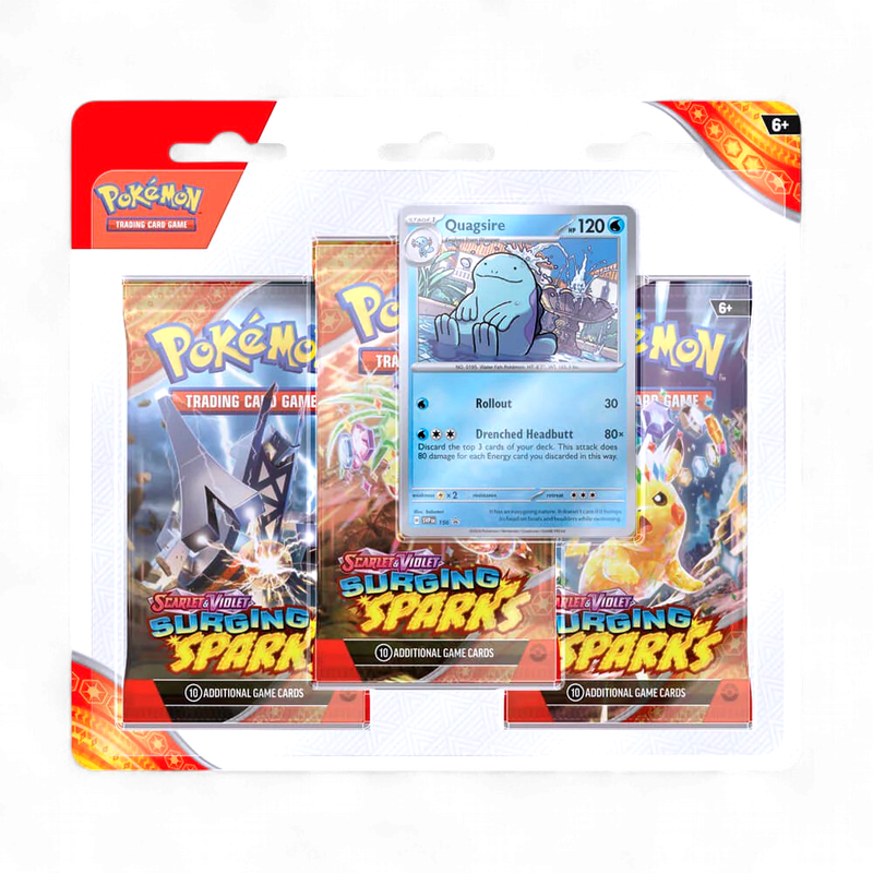 Pokémon TCG Surging Sparks 3-Pack Blister