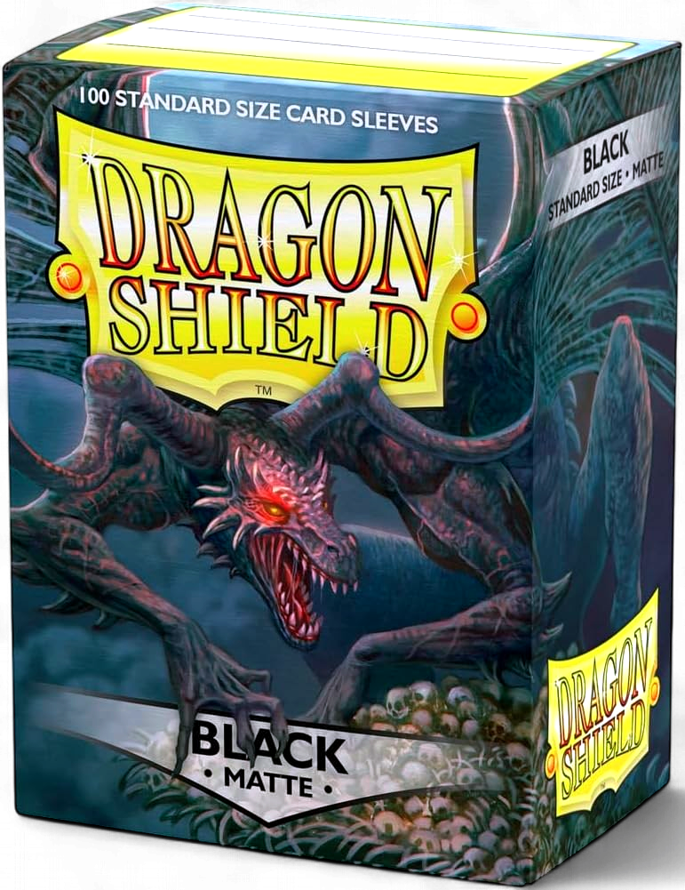 Dragon shield 100ct. Matte Black