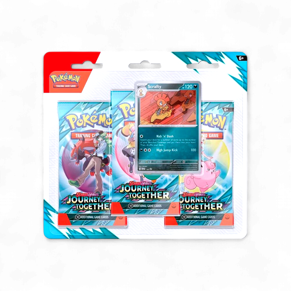 Pokémon TCG Journey Together 3-Pack Blister