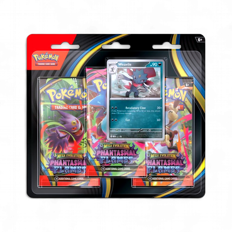 Pokémon TCG Phantasmal Flames 3-Pack Blister