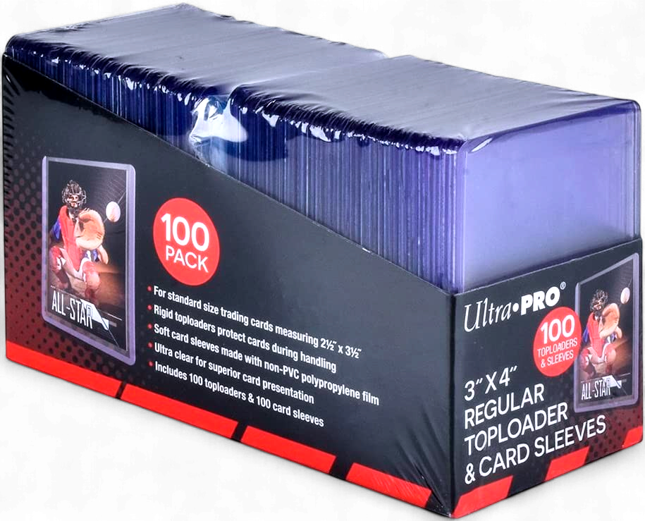 Ultra Pro Toploader Regular + Penny Sleeve Combo 100CT