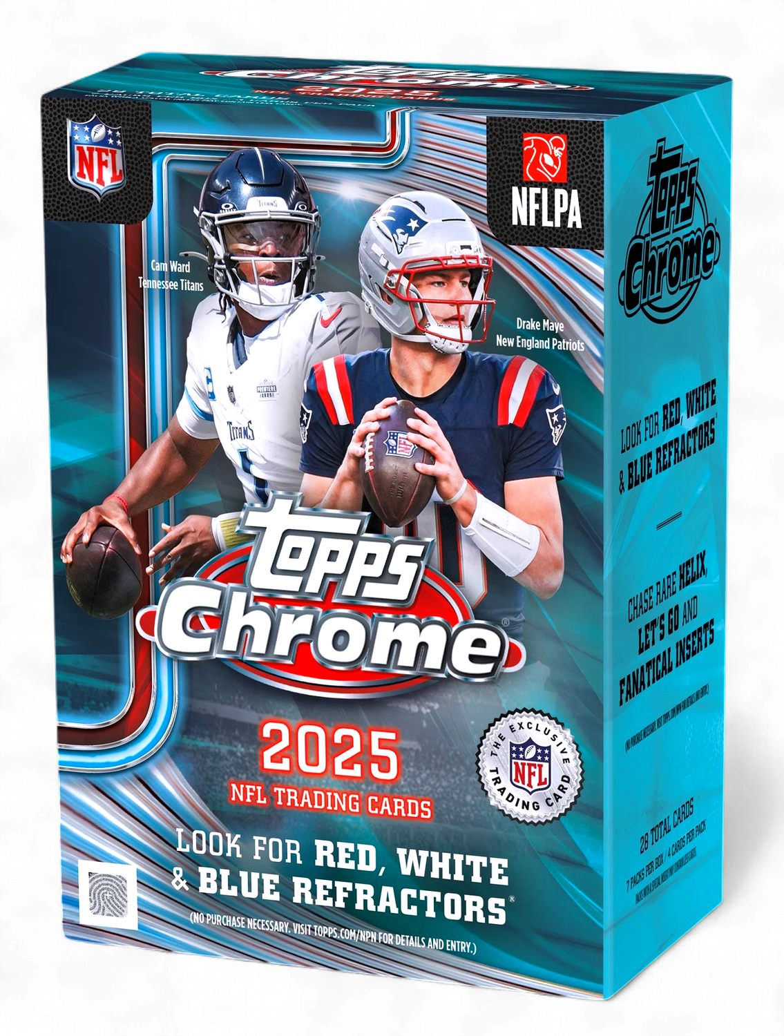 Topps chrome 2025 NFL Blaster
