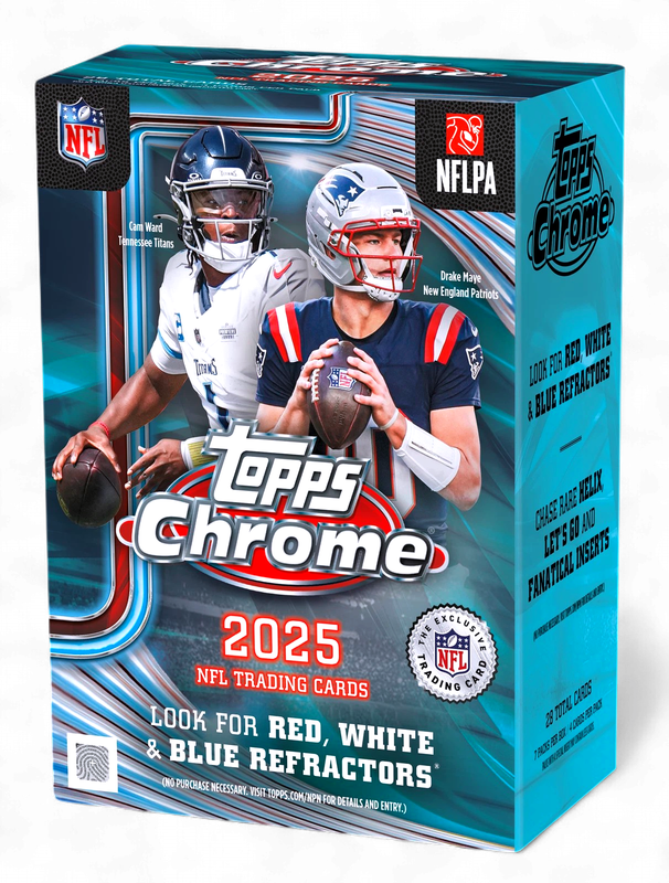 2025 Topps chrome NFL Blaster