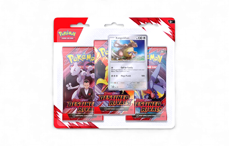 Pokémon TCG Destined Rival 3-pack Blister