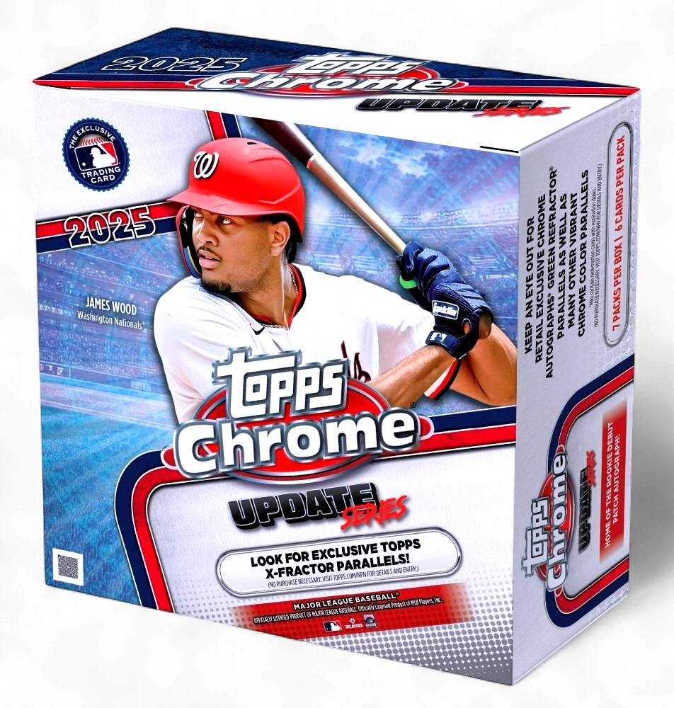 2025 Topps Chrome Baseball Update Mega Box