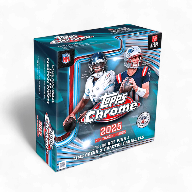 2025 Topps Chrome Football Mega Box