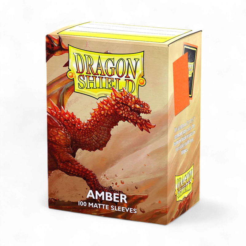 Dragon Shield 100ct. Matte Amber