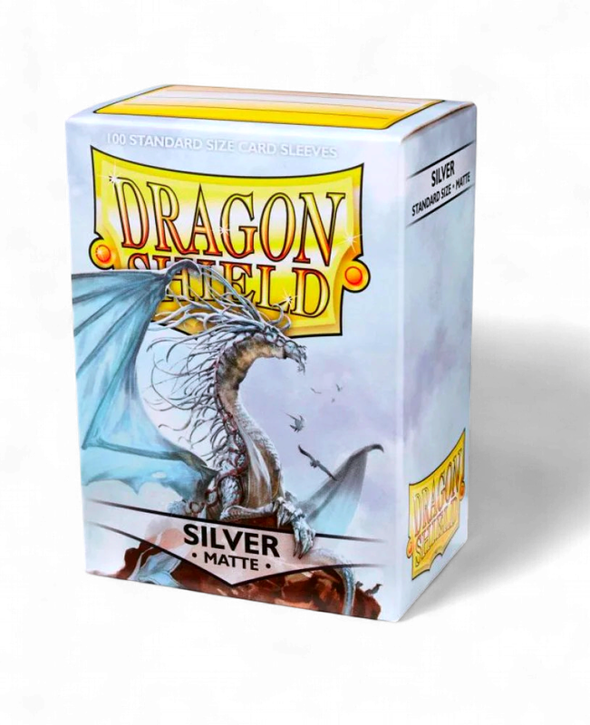 Dragon Shield 100ct. Matte Silver