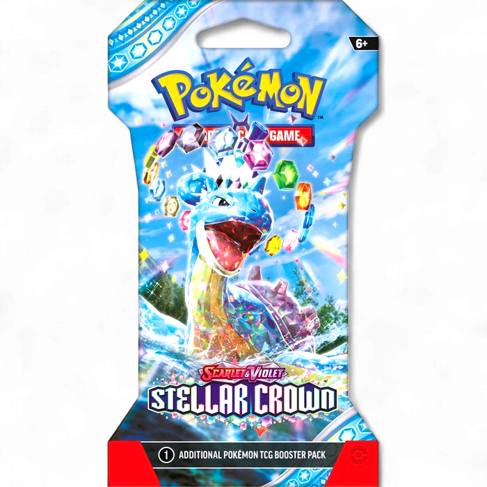 Pokemon TCG Stellar Crown Sleeved Booster Pack