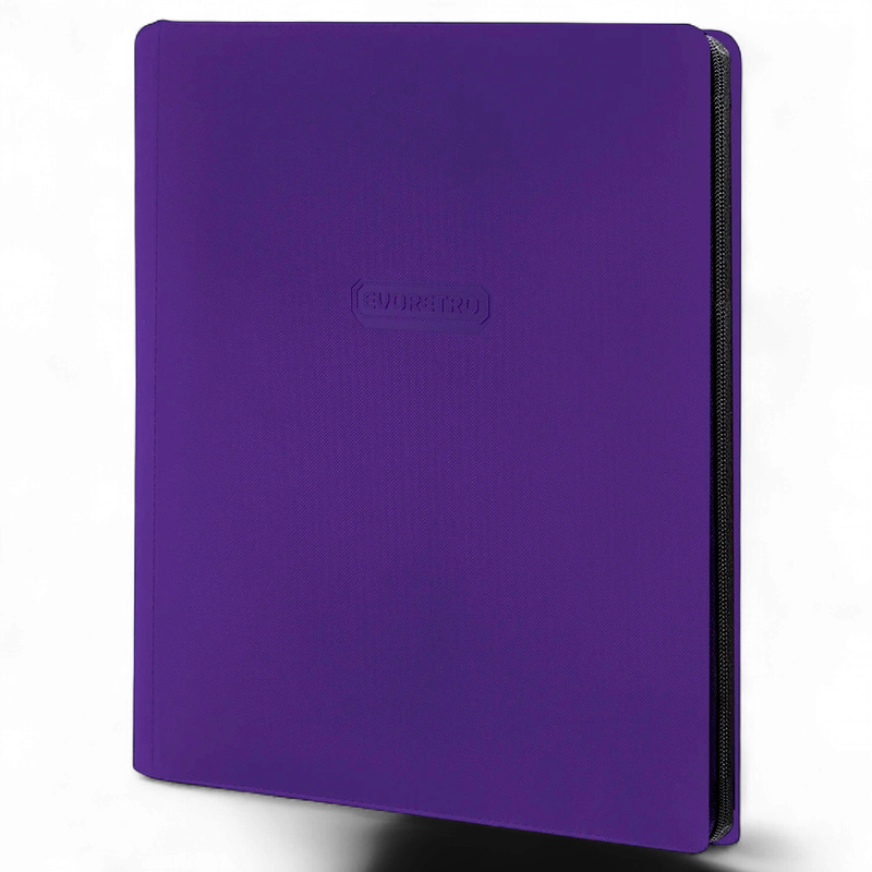 Evoretro 3x3 9-Pocket Binder Purple