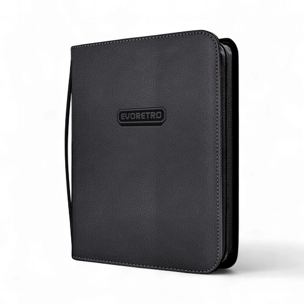 EVORETRO 3x3 9-Pocket Black Toploader Binder
