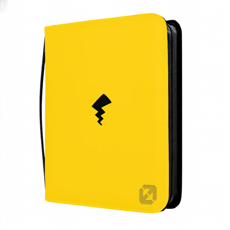 EVORETRO 3x3 9-Pocket Yellow Pikachu Toploader Binder