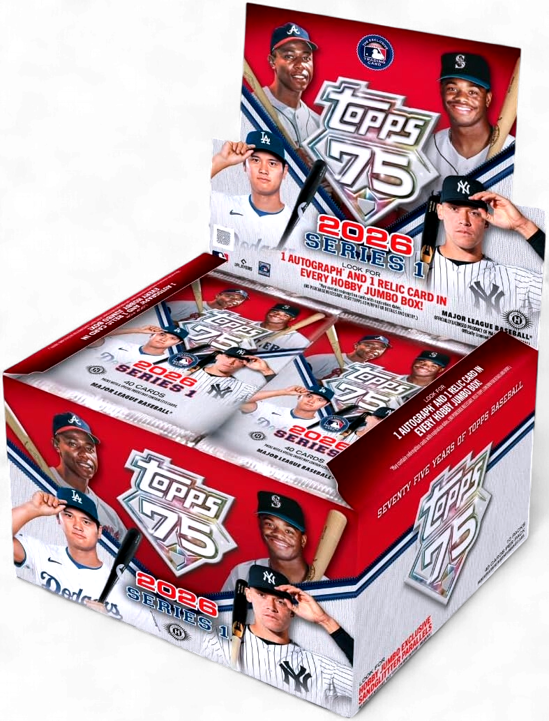 2026 Topps 75 Baseball Series One Jumbo Hobby Box (-)