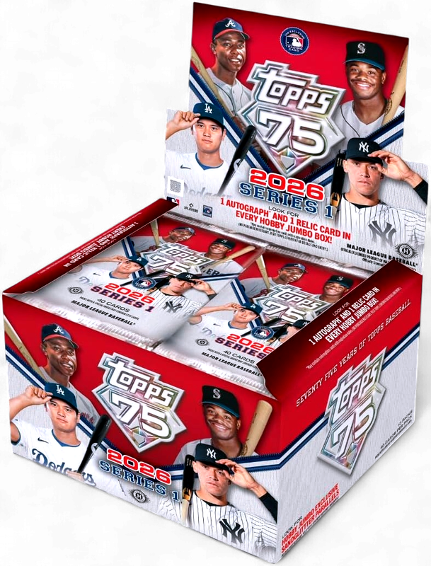 2026 Topps 75 Baseball Series One Jumbo Hobby Box (-)