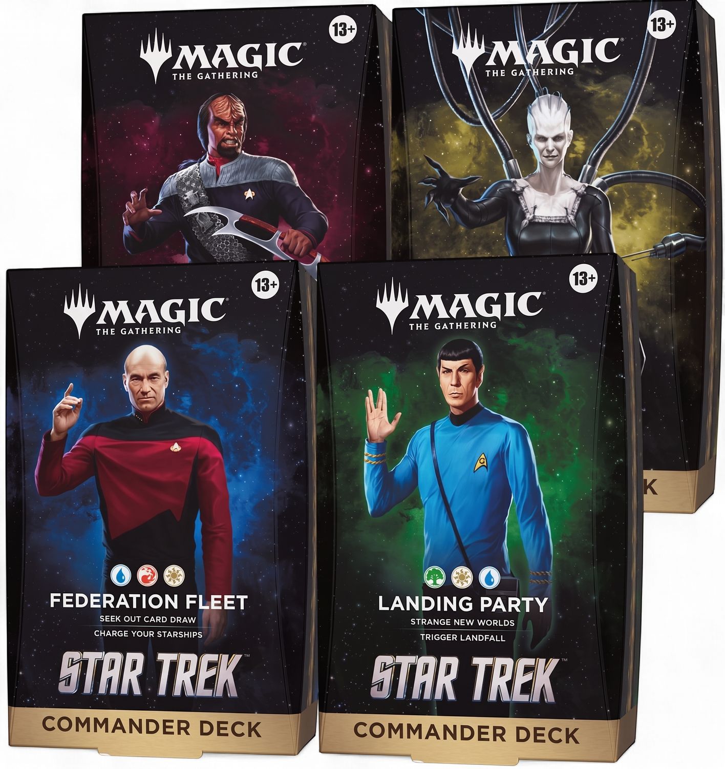 MTG Star Trek Commander Deck Set of 4 *Pre Order*
