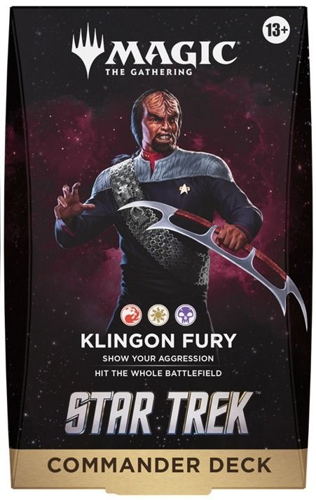 MTG Star Trek Commander Deck Klingon Fury *Pre Order*