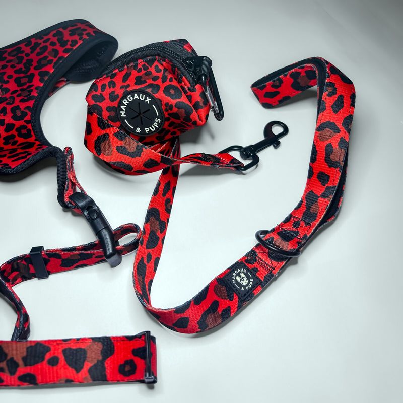 Red Leopard Luxury Set