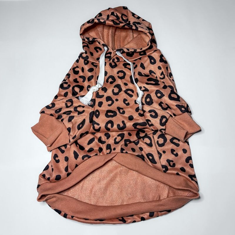 Toffee Leopard Hoodie
