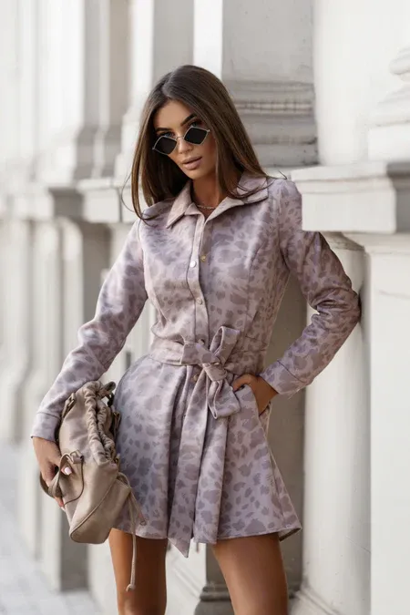 Sukienka Koszulowa Pantera