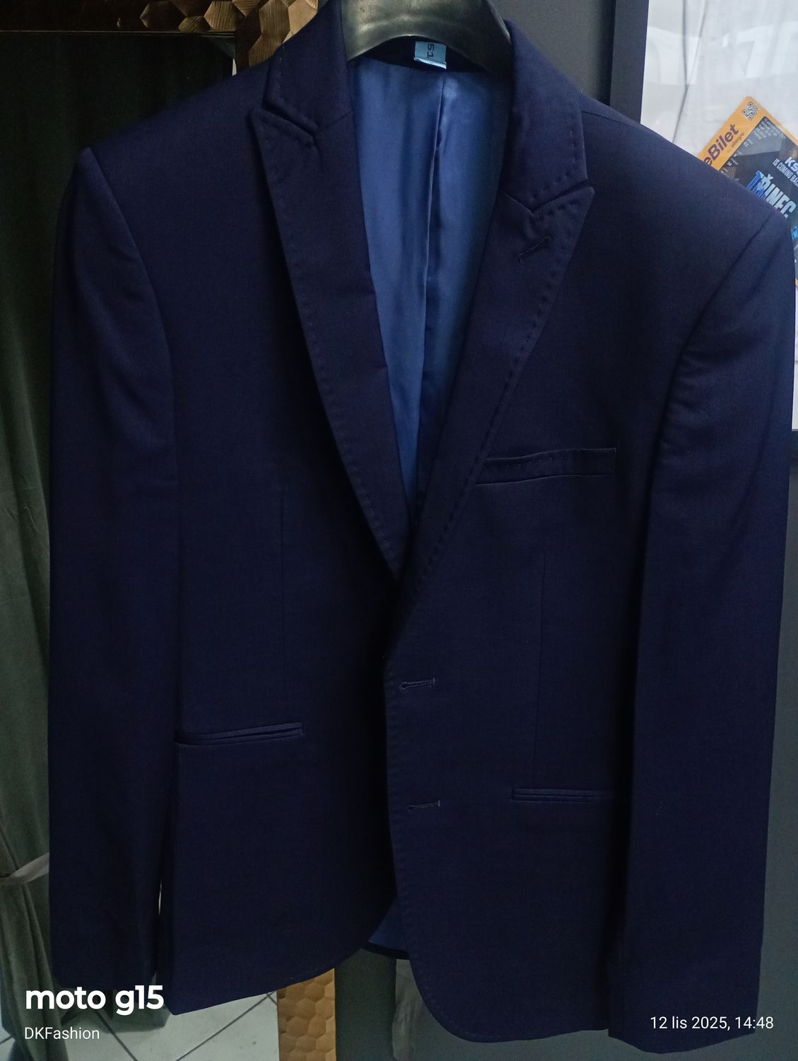 Marynarka Męska Bytom granat wzrost 170