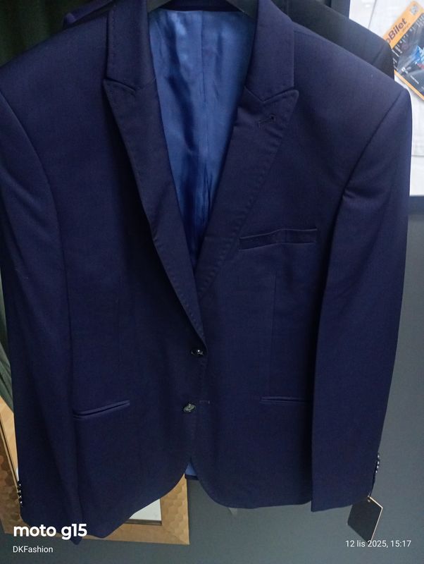 Marynarka Męska Bytom niebieska wzrost 182