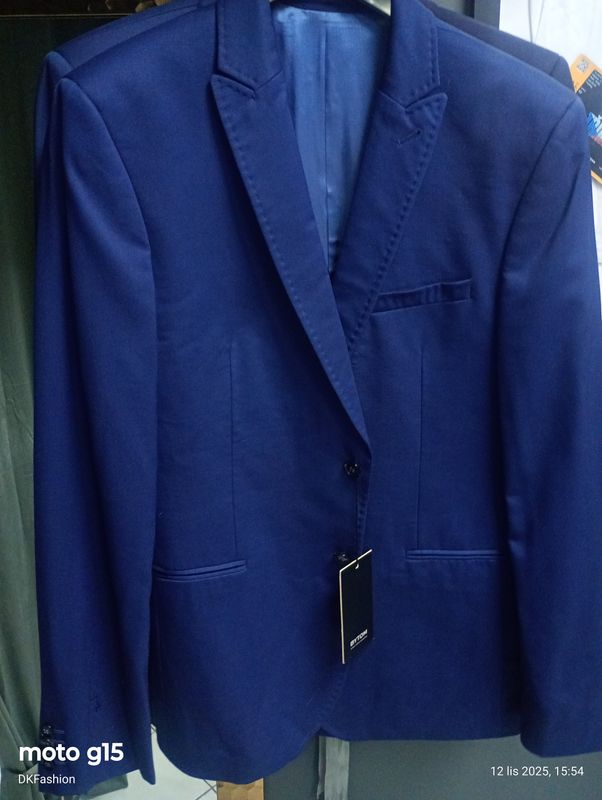 Marynarka Męska niebieska Bytom wzrost 182