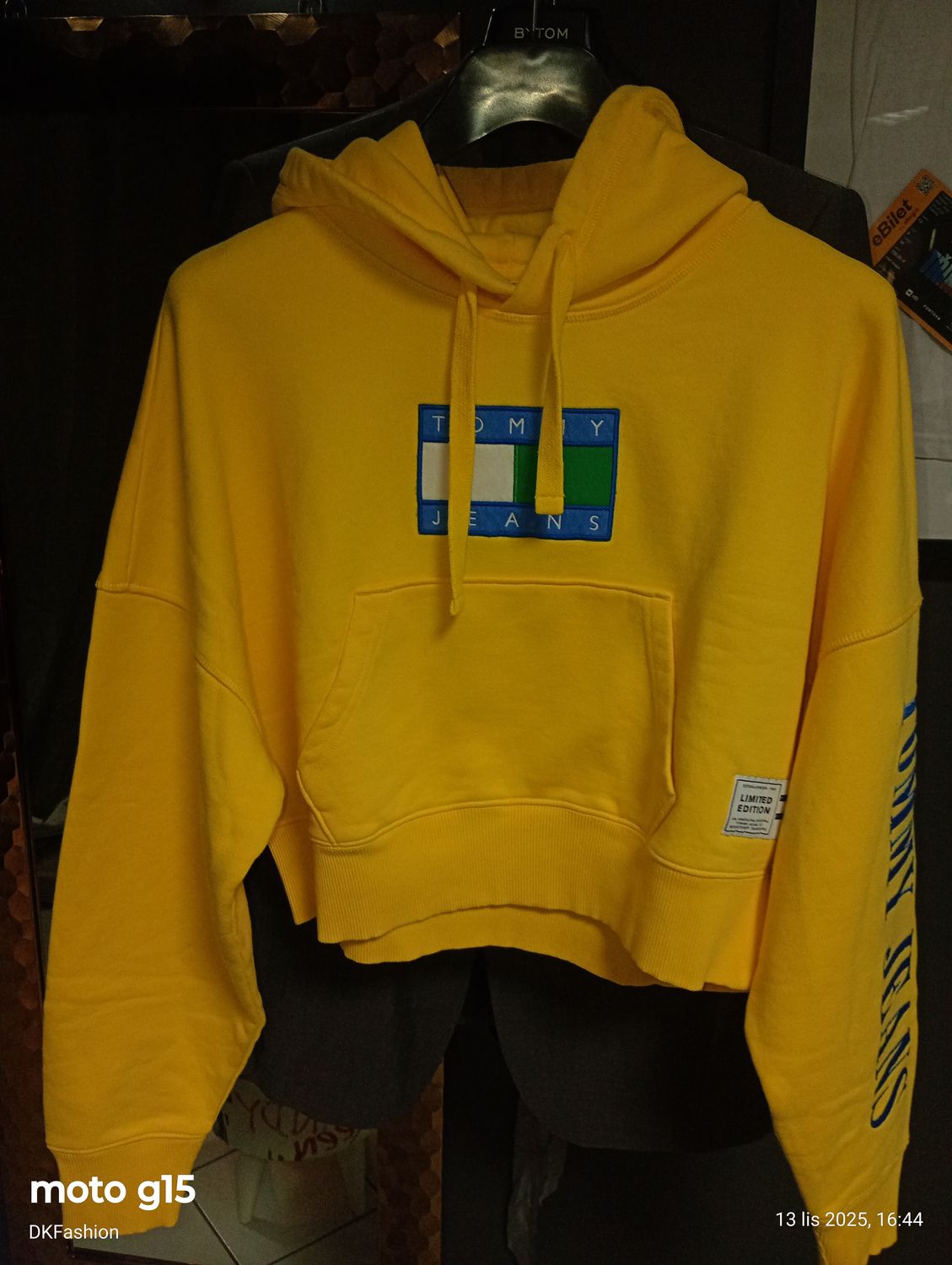 Bluza Tommy Hilifiger żółta