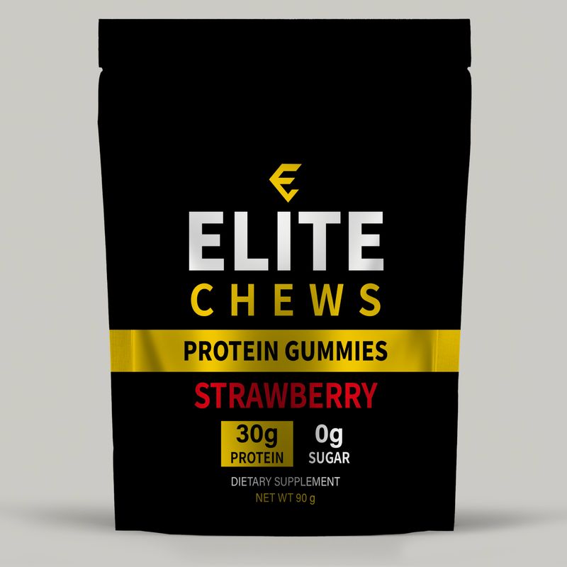 Elite Chews Strawberry 30g Protein