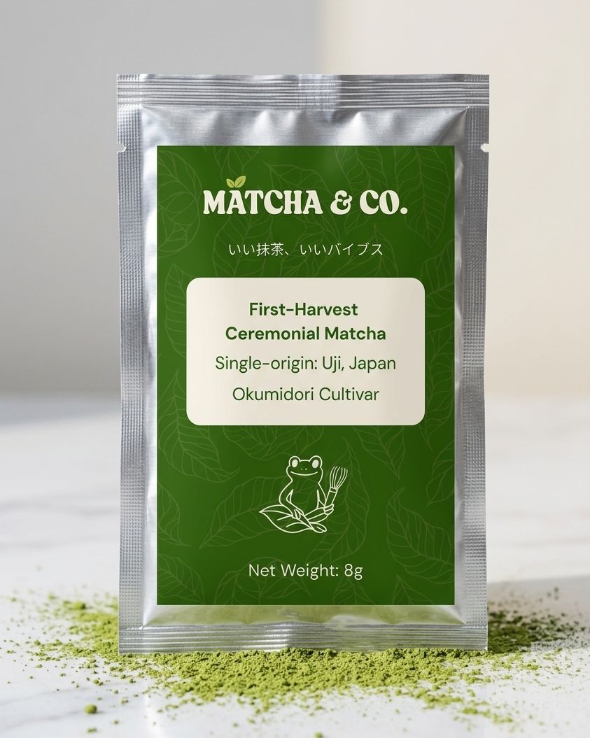 Sample - 8g First-Harvest Ceremonial Matcha (Uji, Japan)