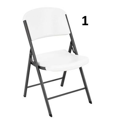 Linen Event Package - Chair Covers for 8 Different Folding Chair Types