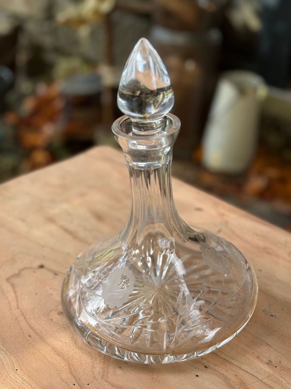 Bouteille en cristal