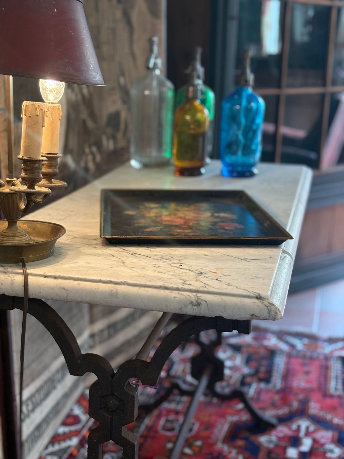 Table de bistrot de 1930 estampillée