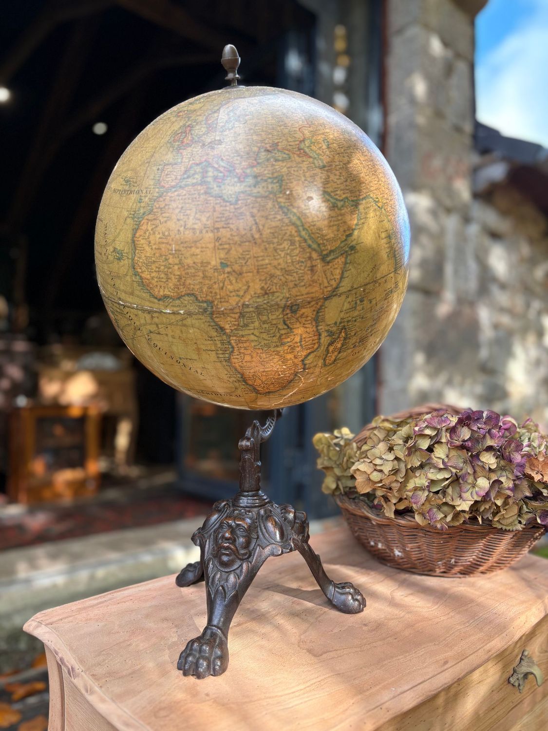 Globe terrestre Napoléon 3