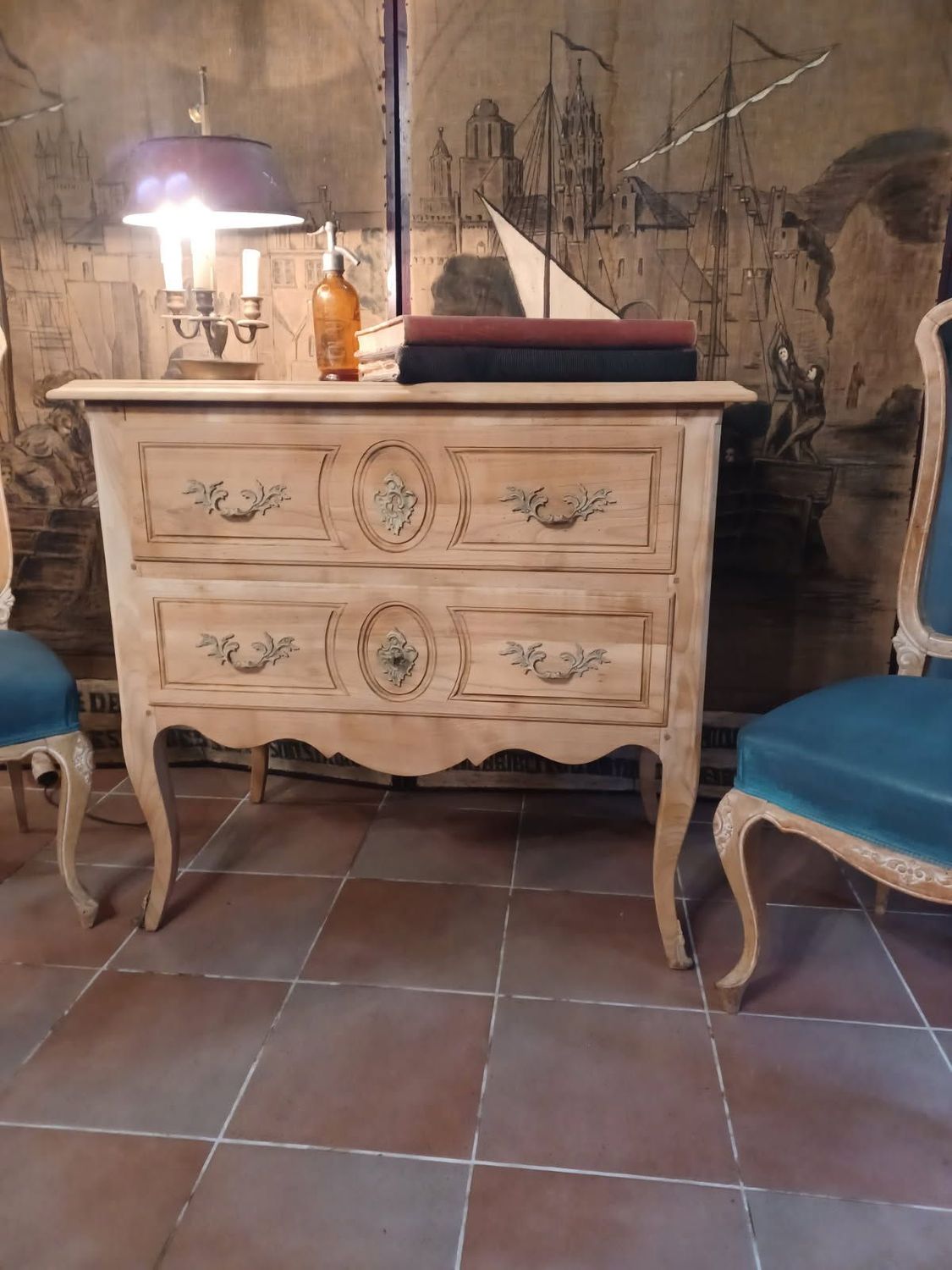 Commode deux tiroirs