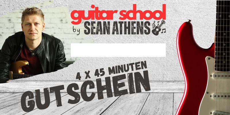 Gutschein für 4 Gitarrenstunden