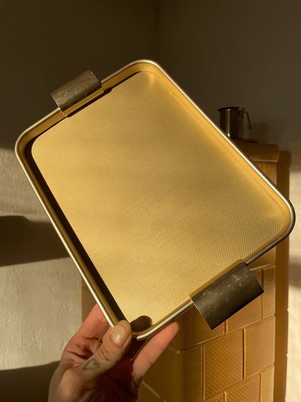 Rolling Tray "Money Rich" Gold