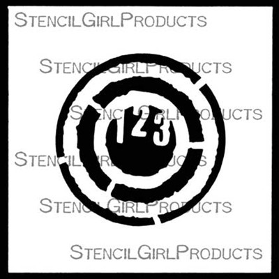 StencilGirl Stencil - 123