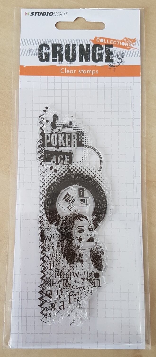 Studio Light Grunge Clear Stamp #344