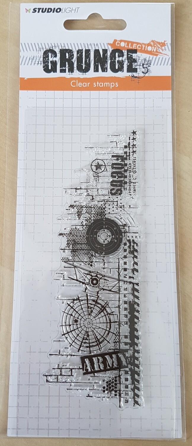 Studio Light Grunge Clear Stamp #342