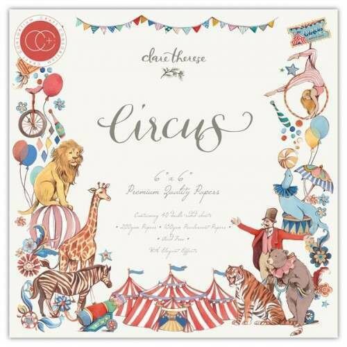 Craft Consortium - Circus - Premium Paper Pad 6&quot; x 6&quot;