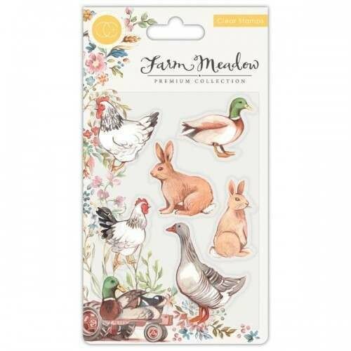 Craft Consortium Farm Meadow - Stamp Set - Animals